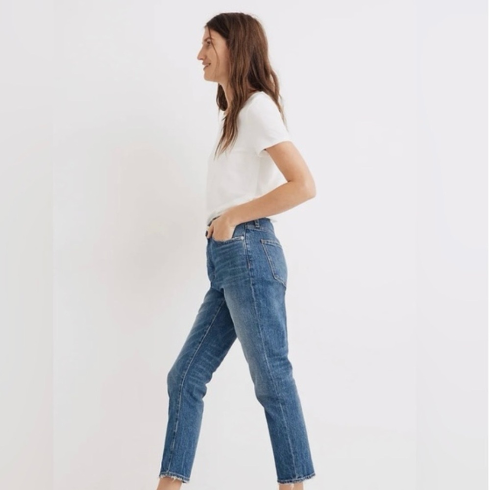 Madewell High Rise Slim Crop Boyfriend Jeans
